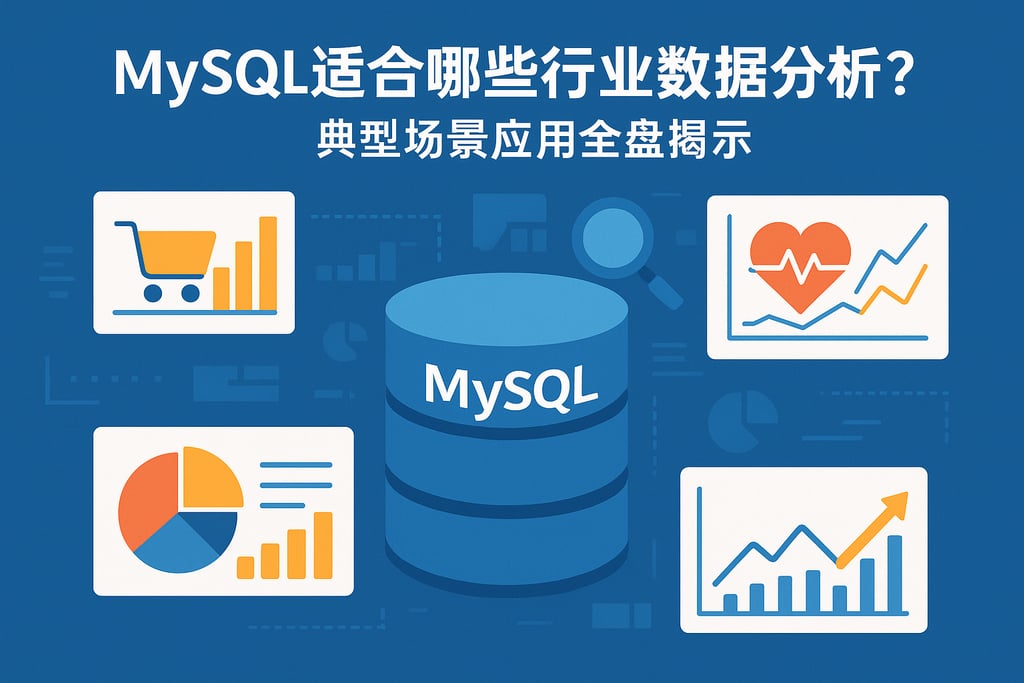 mysql适合哪些行业数据分析？典型场景应用全盘揭示