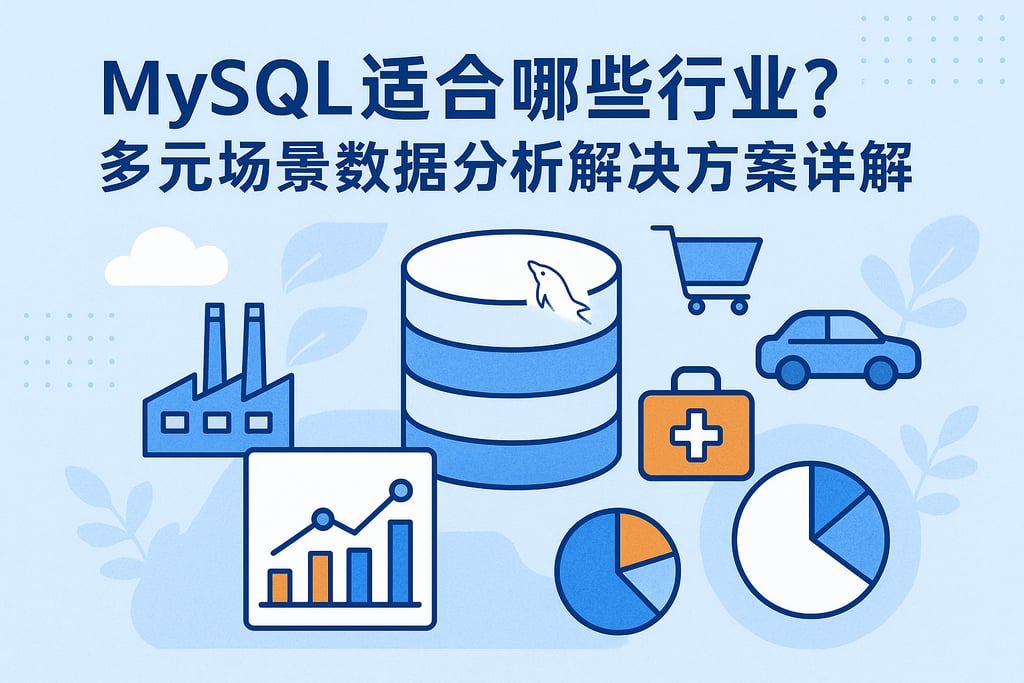 mysql适合哪些行业？多元场景数据分析解决方案详解