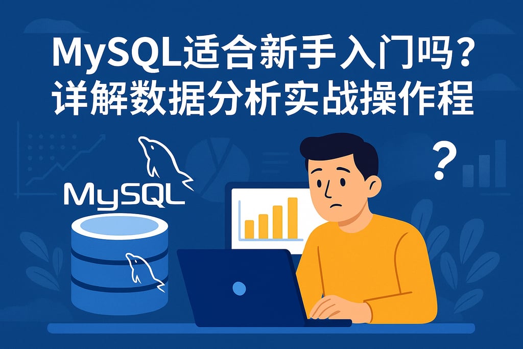 mysql适合新手入门吗？详解数据分析实战操作流程