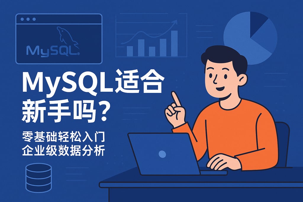 mysql适合新手吗？零基础轻松入门企业级数据分析