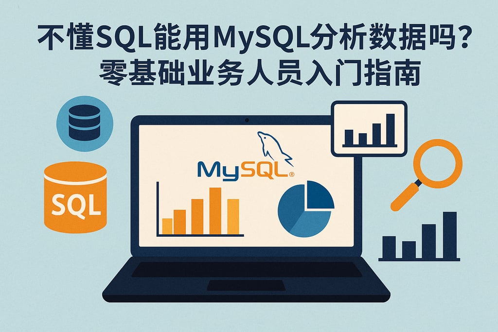 不懂SQL能用MySQL分析数据吗？零基础业务人员入门指南