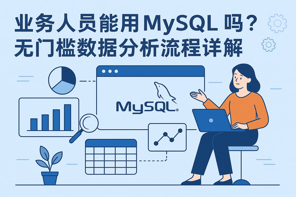 业务人员能用MySQL吗？无门槛数据分析流程详解