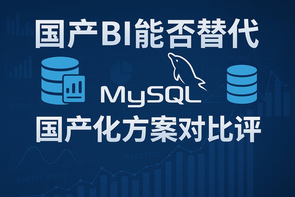 国产BI能否替代MySQL分析？国产化方案对比评测
