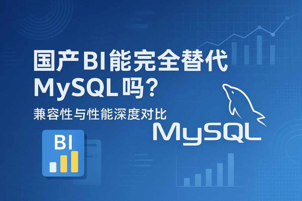 国产BI能完全替代MySQL吗？兼容性与性能深度对比