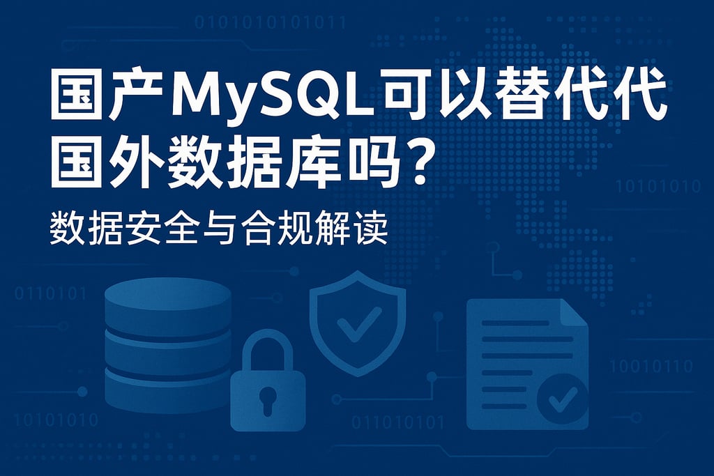 国产MySQL可以替代国外数据库吗？数据安全与合规解读