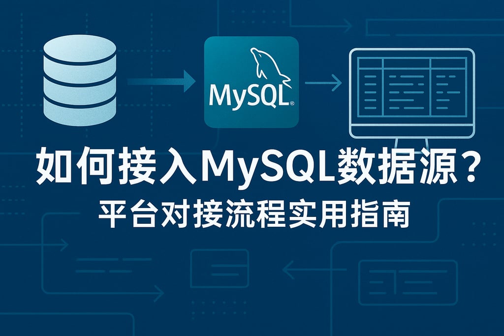 如何接入MySQL数据源？平台对接流程实用指南