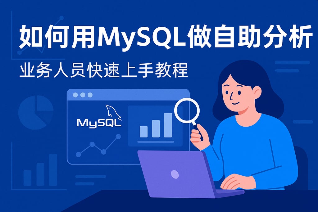 如何用MySQL做自助分析？业务人员快速上手教程