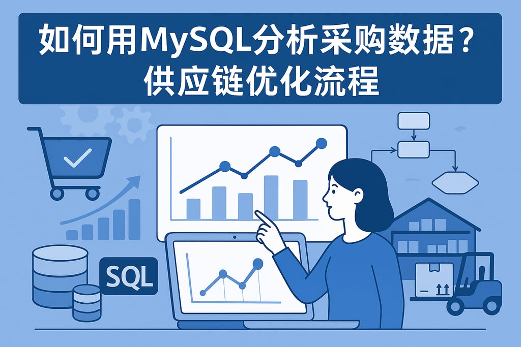 如何用MySQL分析采购数据？供应链优化流程