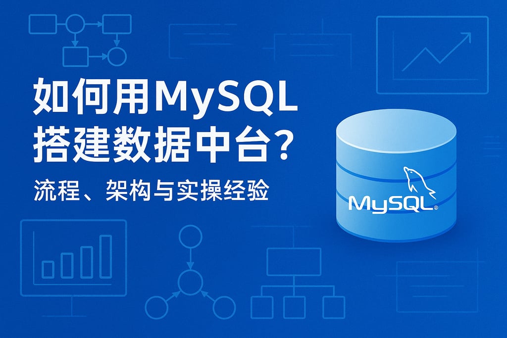 如何用MySQL搭建数据中台？流程、架构与实操经验