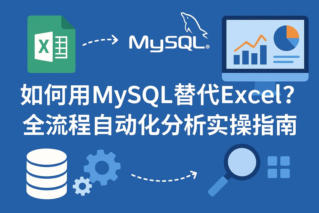 如何用mysql替代Excel？全流程自动化分析实操指南