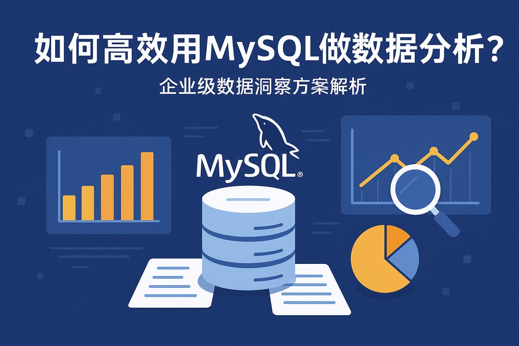 如何高效用mysql做数据分析？企业级数据洞察方案解析