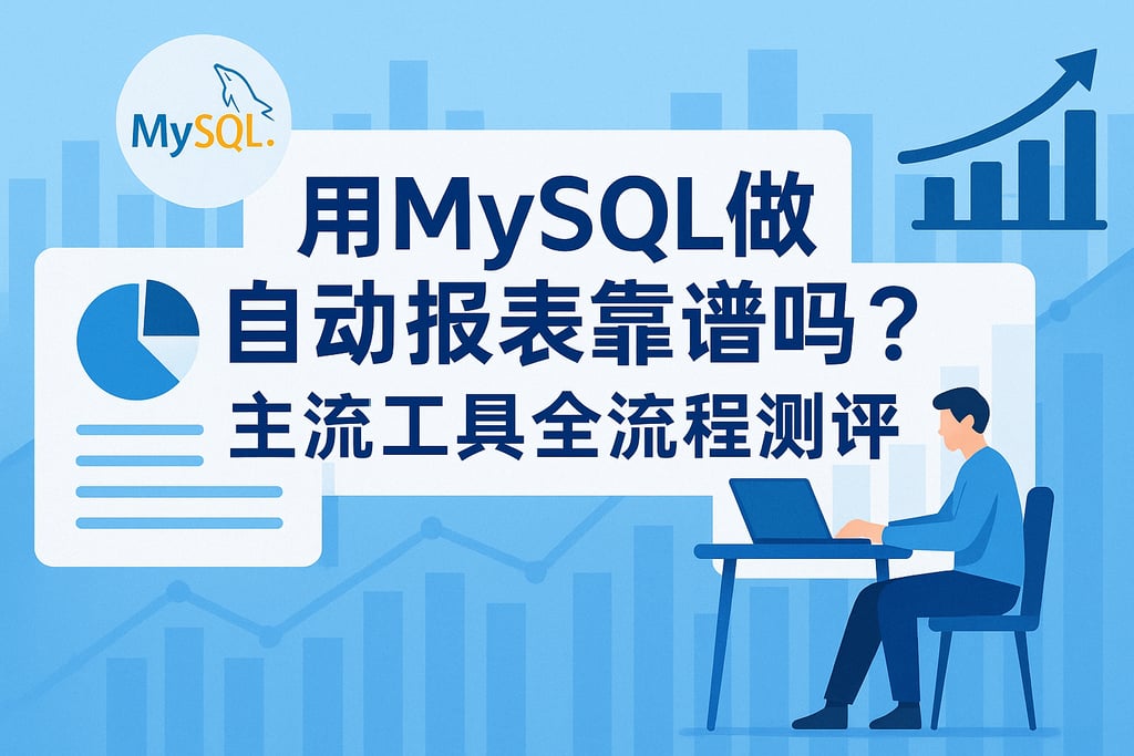 用MySQL做自动报表靠谱吗？主流工具全流程测评