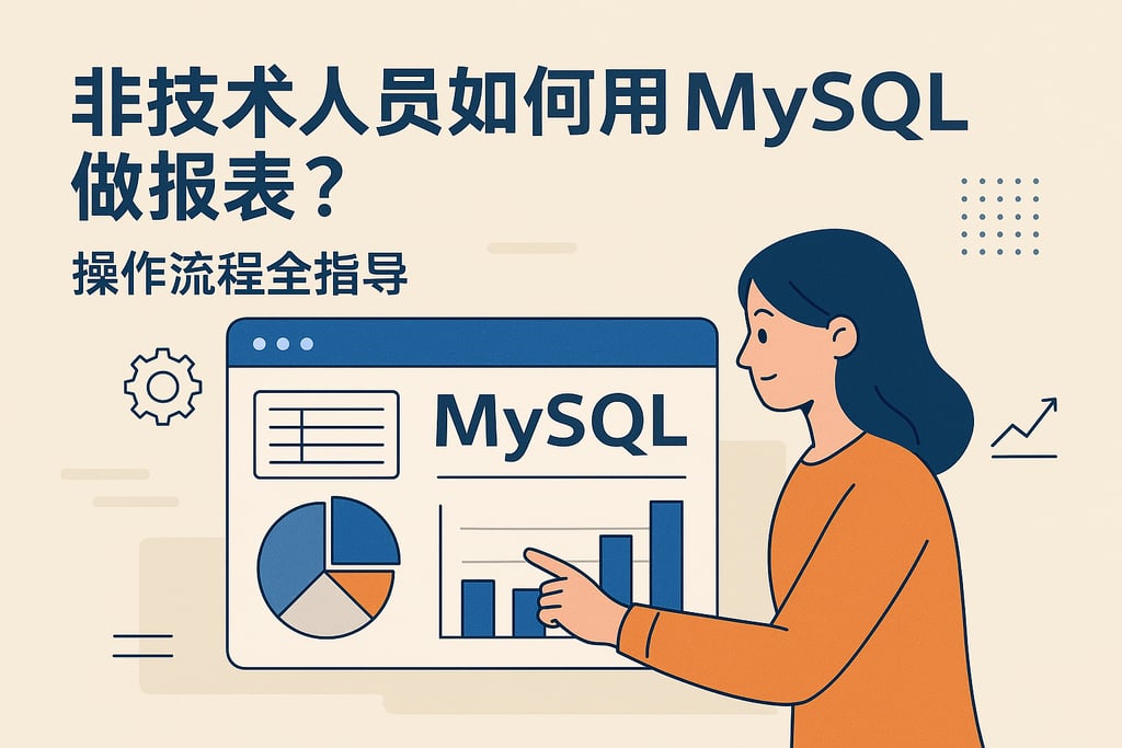 非技术人员如何用MySQL做报表？操作流程全指导