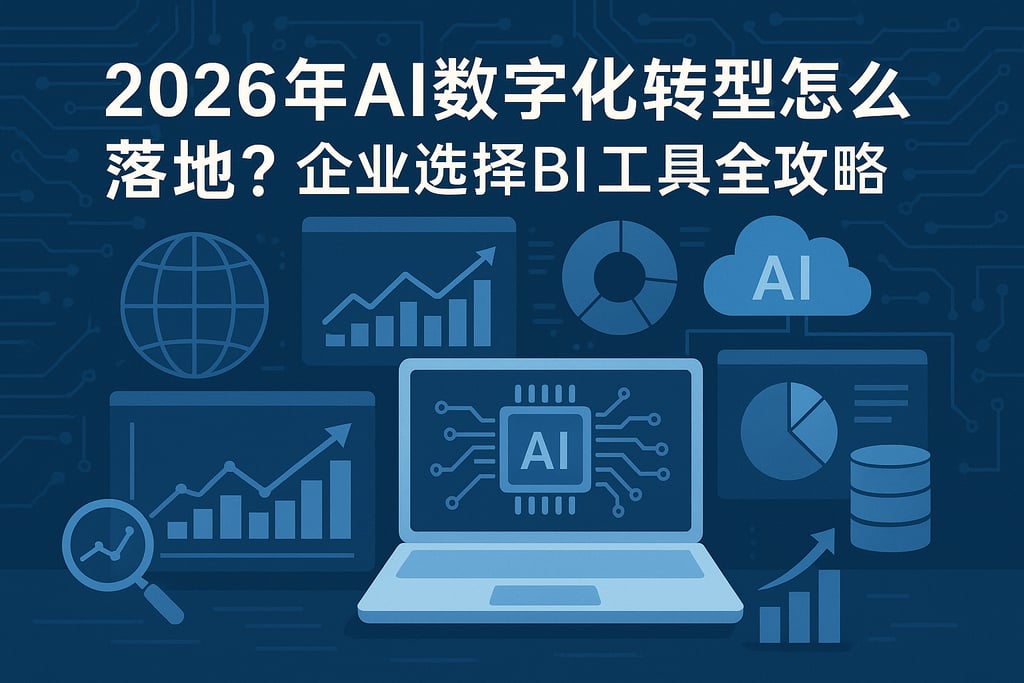 2026年AI数字化转型怎么落地？企业选择BI工具全攻略