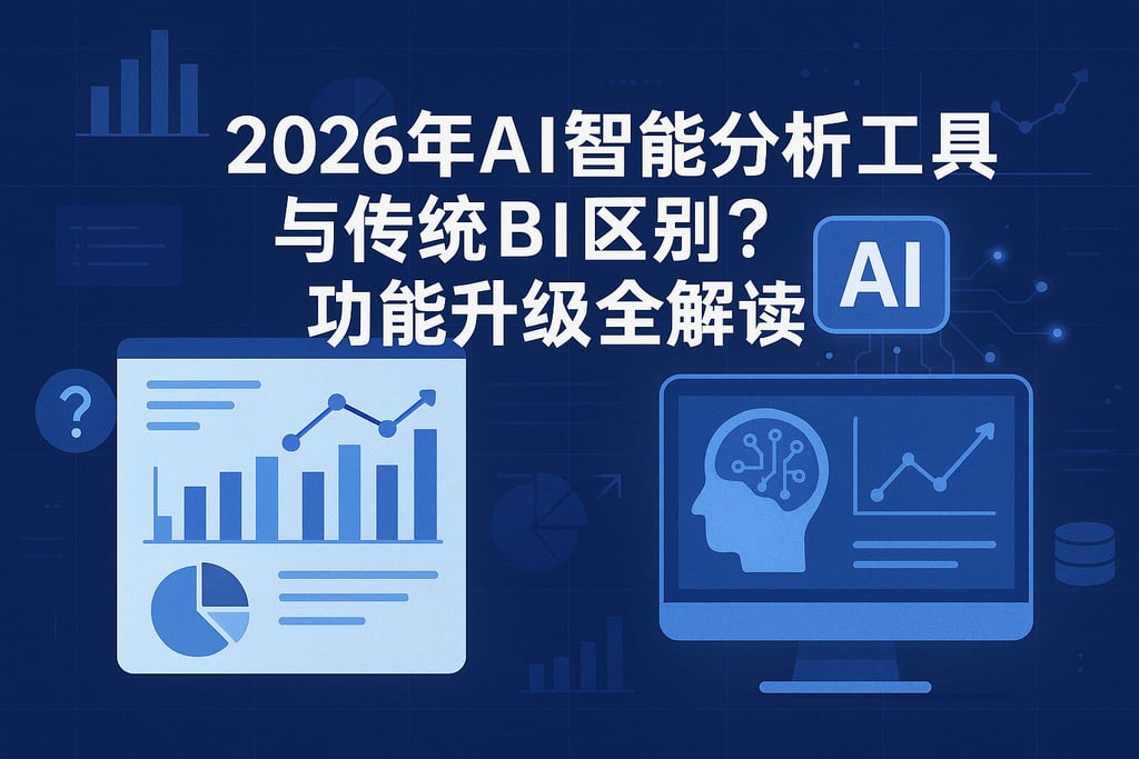 2026年AI智能分析工具与传统BI区别？功能升级全解读