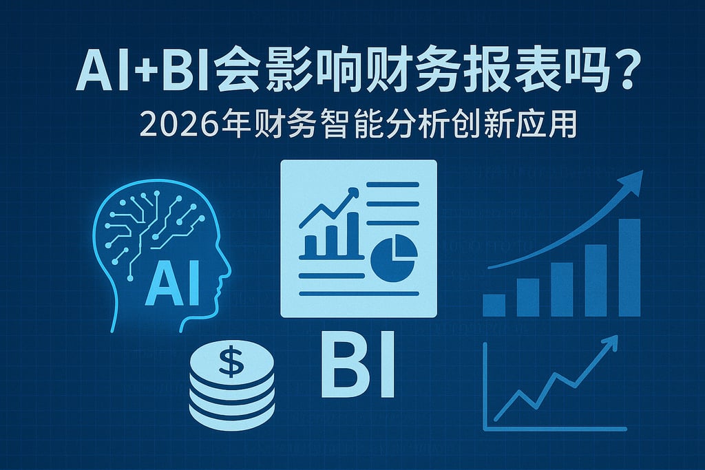 AI+BI会影响财务报表吗？2026年财务智能分析创新应用