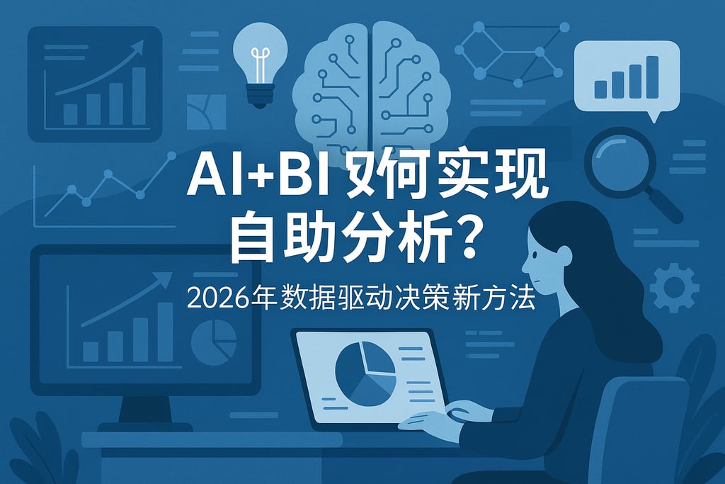 AI+BI如何实现自助分析？2026年数据驱动决策新方法