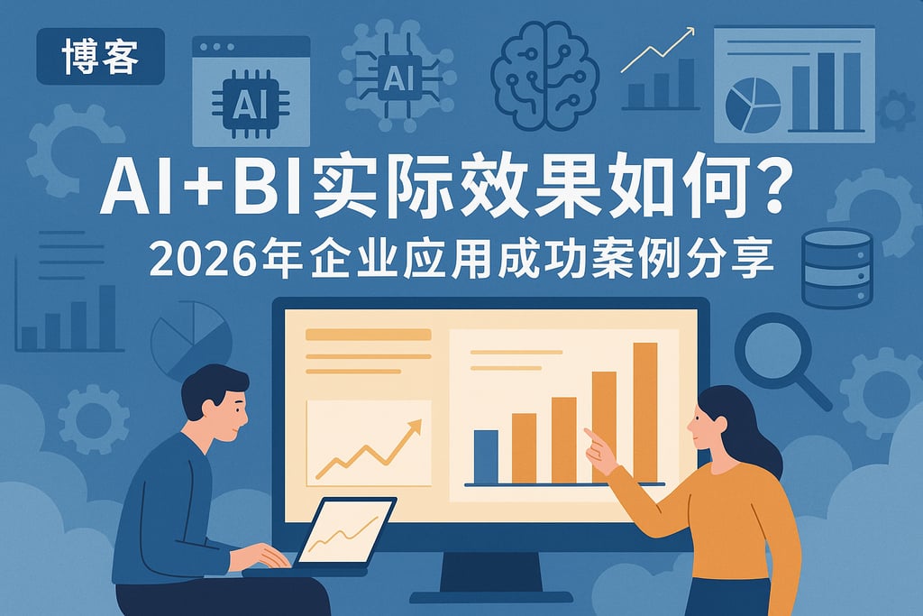 AI+BI实际效果如何？2026年企业应用成功案例分享