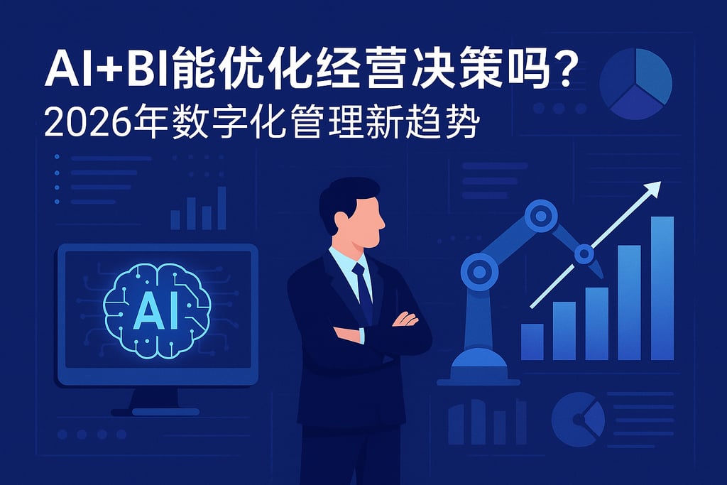 AI+BI能优化经营决策吗？2026年数字化管理新趋势