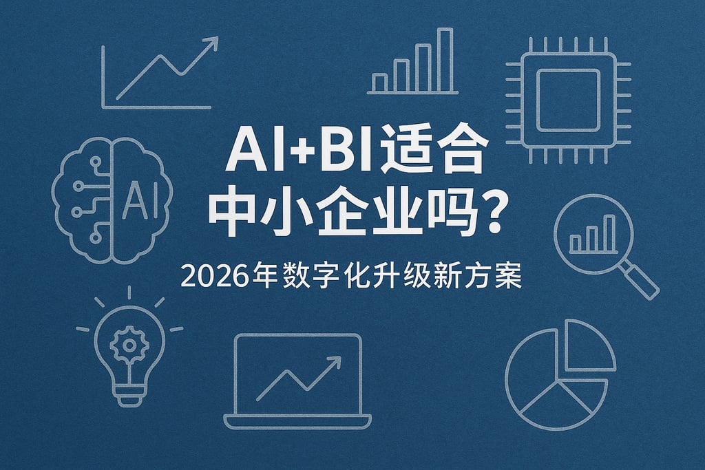 AI+BI适合中小企业吗？2026年数字化升级新方案