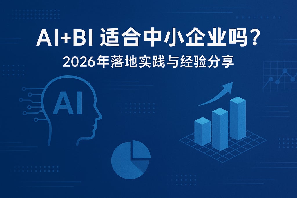 AI+BI适合中小企业吗？2026年落地实践与经验分享