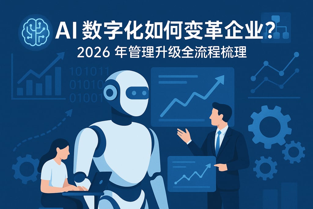 AI数字化如何变革企业？2026年管理升级全流程梳理