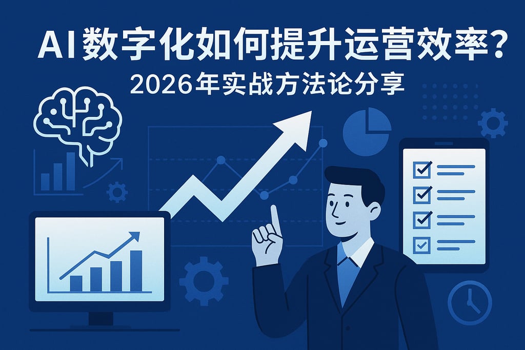 AI数字化如何提升运营效率？2026年实战方法论分享