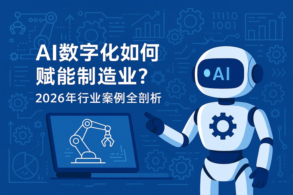 AI数字化如何赋能制造业？2026年行业案例全剖析
