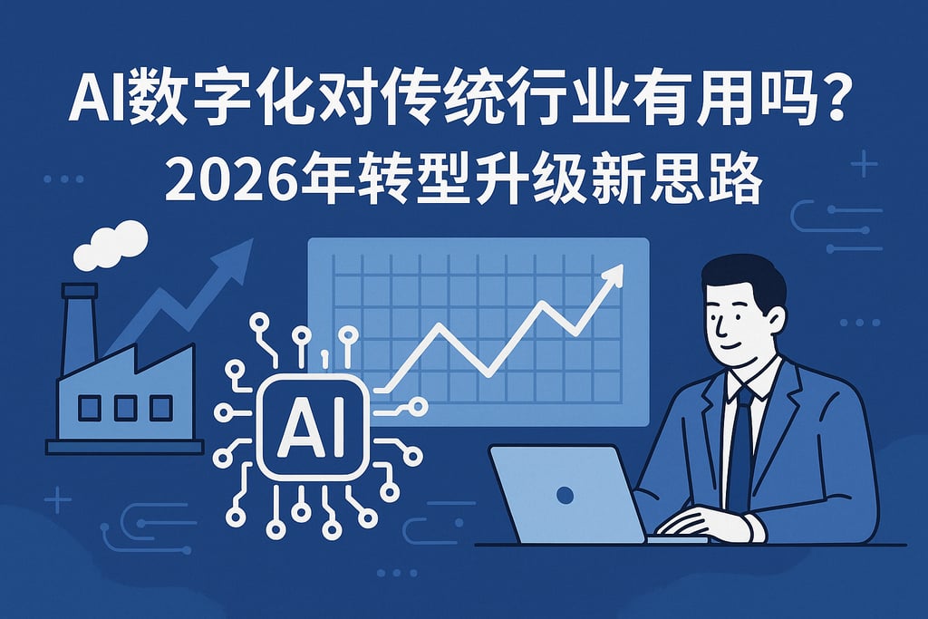 AI数字化对传统行业有用吗？2026年转型升级新思路