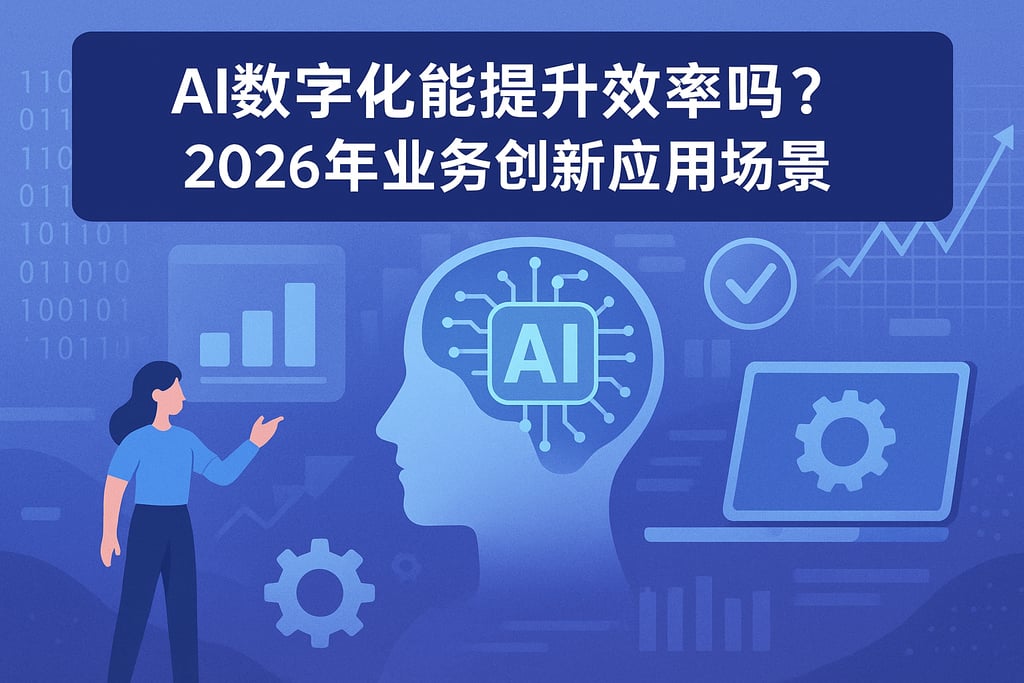 AI数字化能提升效率吗？2026年业务创新应用场景