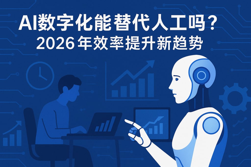 AI数字化能替代人工吗？2026年效率提升新趋势
