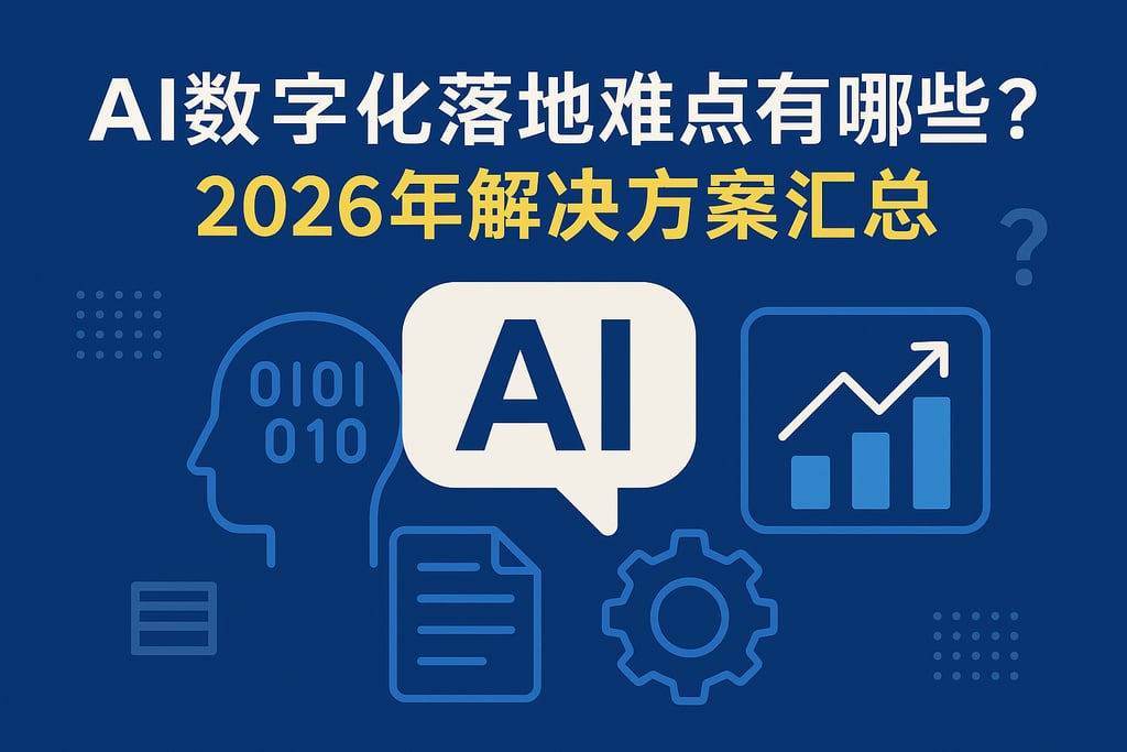 AI数字化落地难点有哪些？2026年解决方案汇总