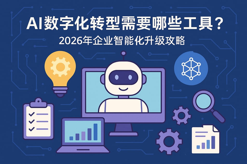 AI数字化转型需要哪些工具？2026年企业智能化升级攻略