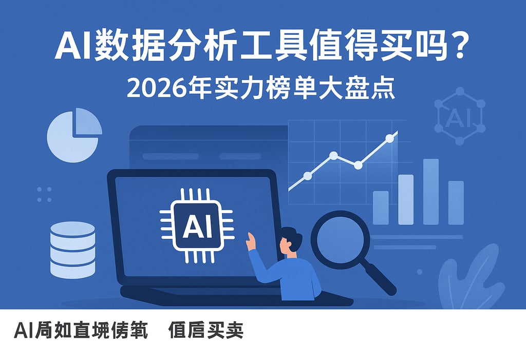 AI数据分析工具值得买吗？2026年实力榜单大盘点