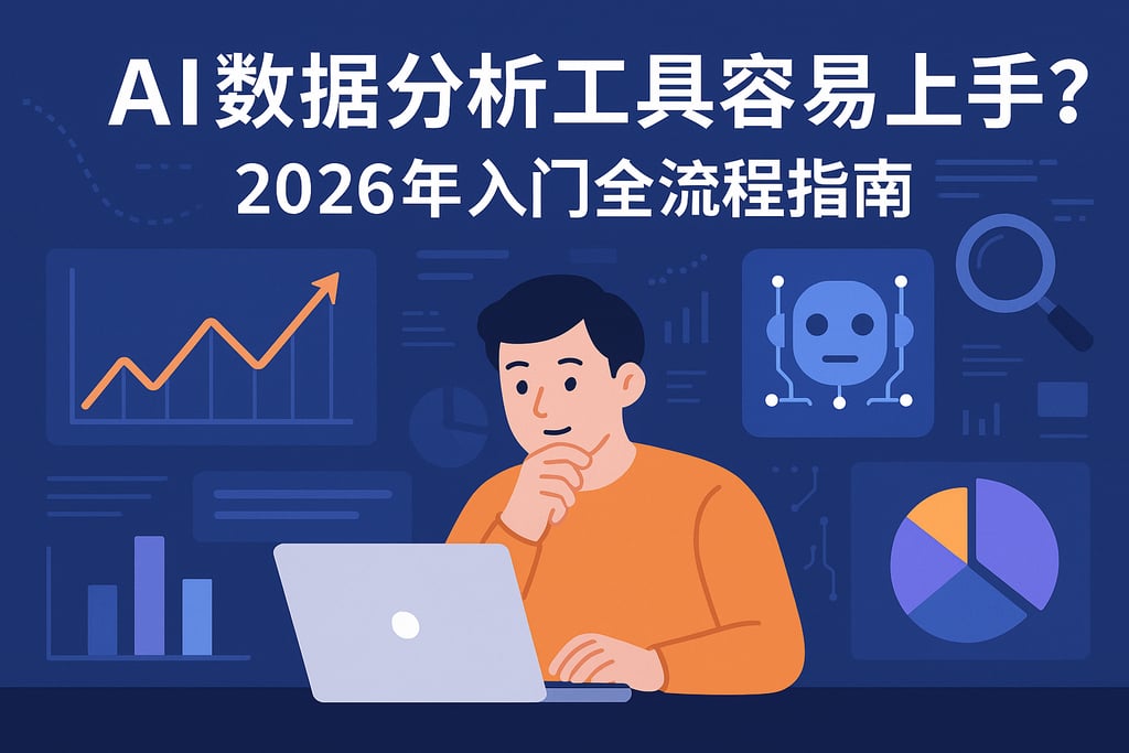 AI数据分析工具容易上手吗？2026年入门全流程指南