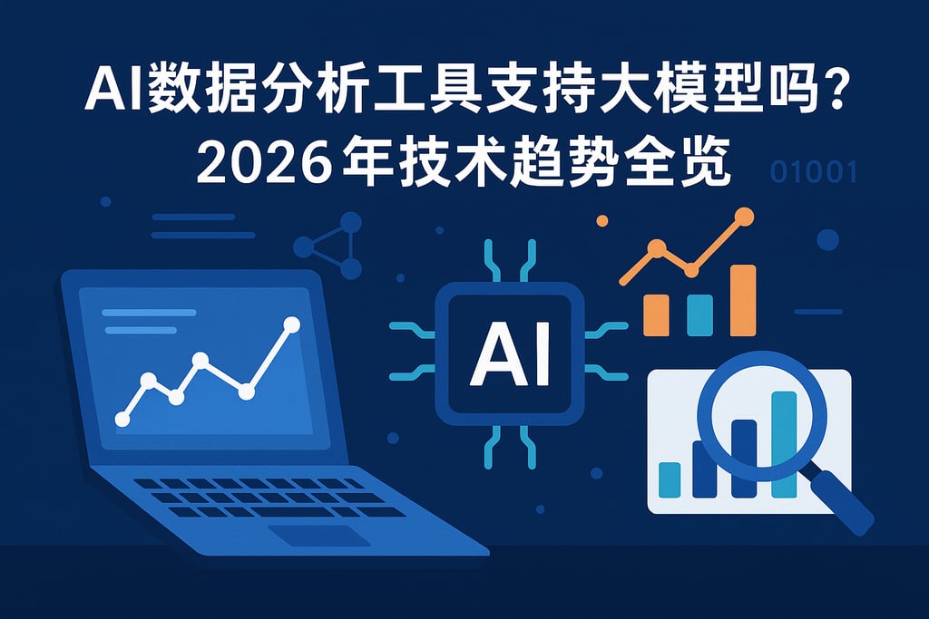 AI数据分析工具支持大模型吗？2026年技术趋势全览
