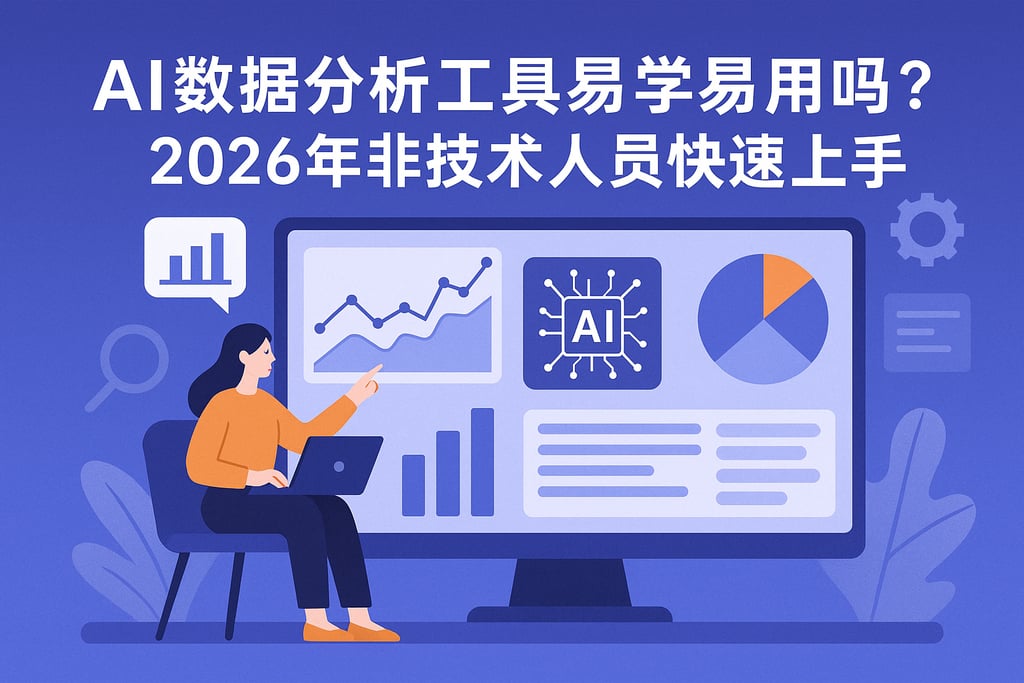 AI数据分析工具易学易用吗？2026年非技术人员快速上手