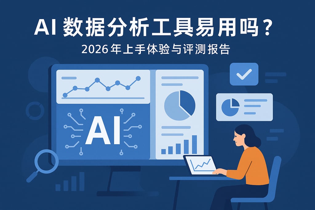 AI数据分析工具易用吗？2026年上手体验与评测报告