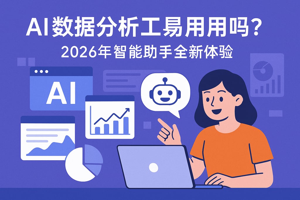 AI数据分析工具易用吗？2026年智能助手全新体验