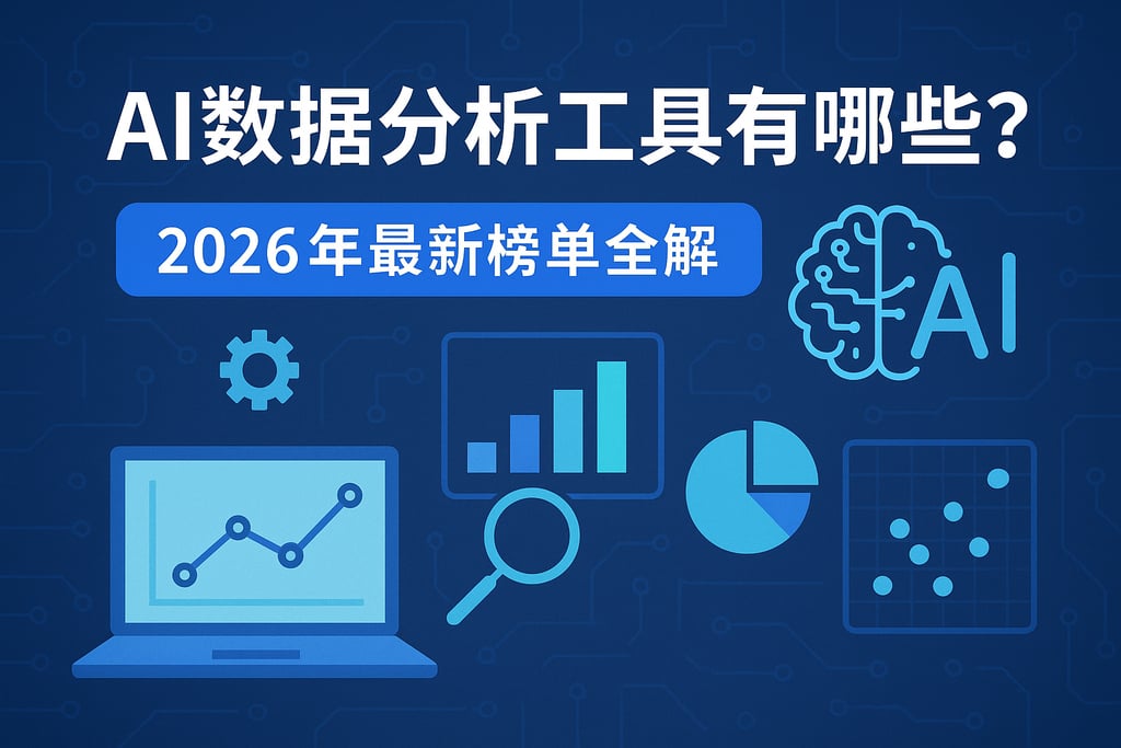 AI数据分析工具有哪些？2026年最新榜单全解析