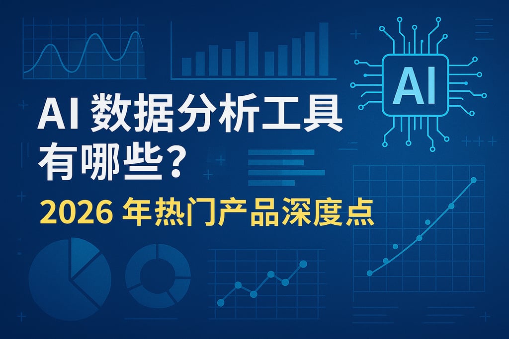 AI数据分析工具有哪些？2026年热门产品深度盘点