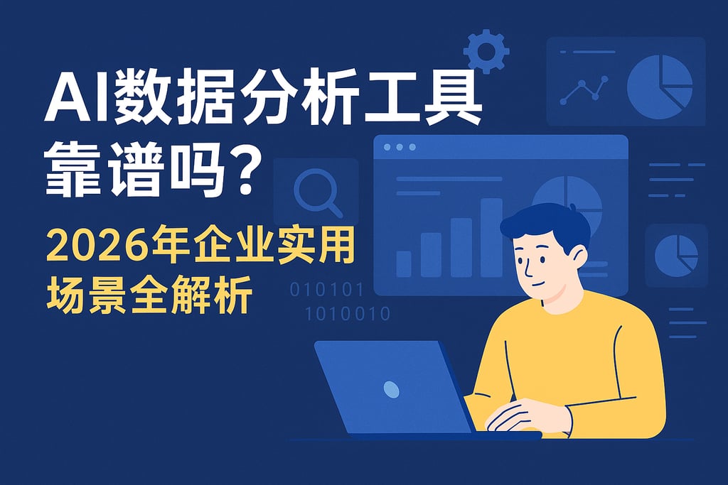AI数据分析工具靠谱吗？2026年企业实用场景全解析