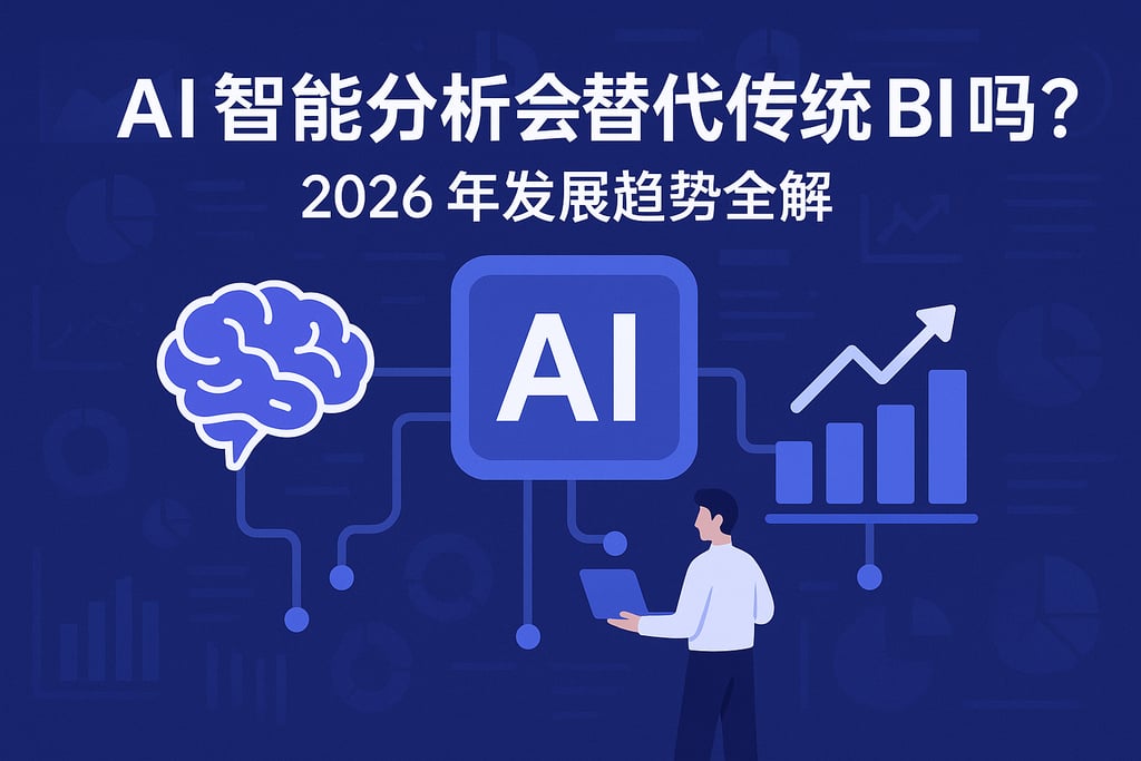 AI智能分析会替代传统BI吗？2026年发展趋势全解