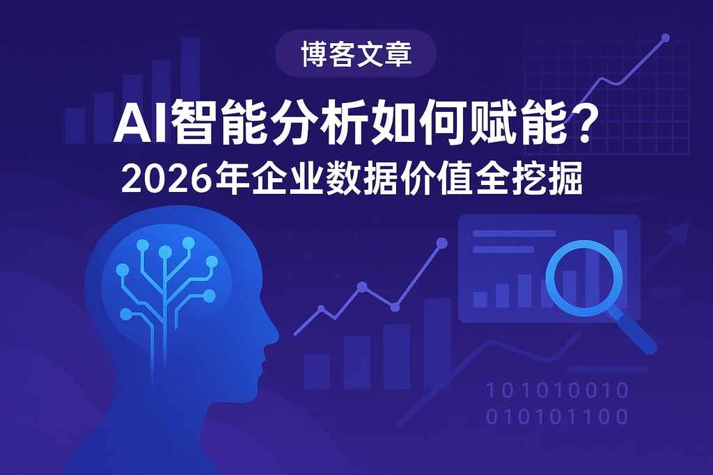 AI智能分析如何赋能？2026年企业数据价值全挖掘