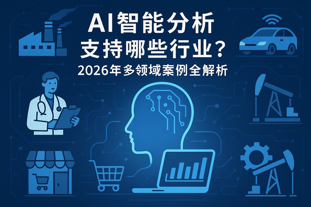 AI智能分析支持哪些行业？2026年多领域案例全解析