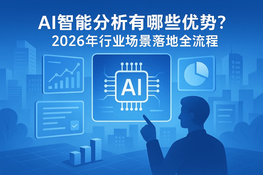 AI智能分析有哪些优势？2026年行业场景落地全流程