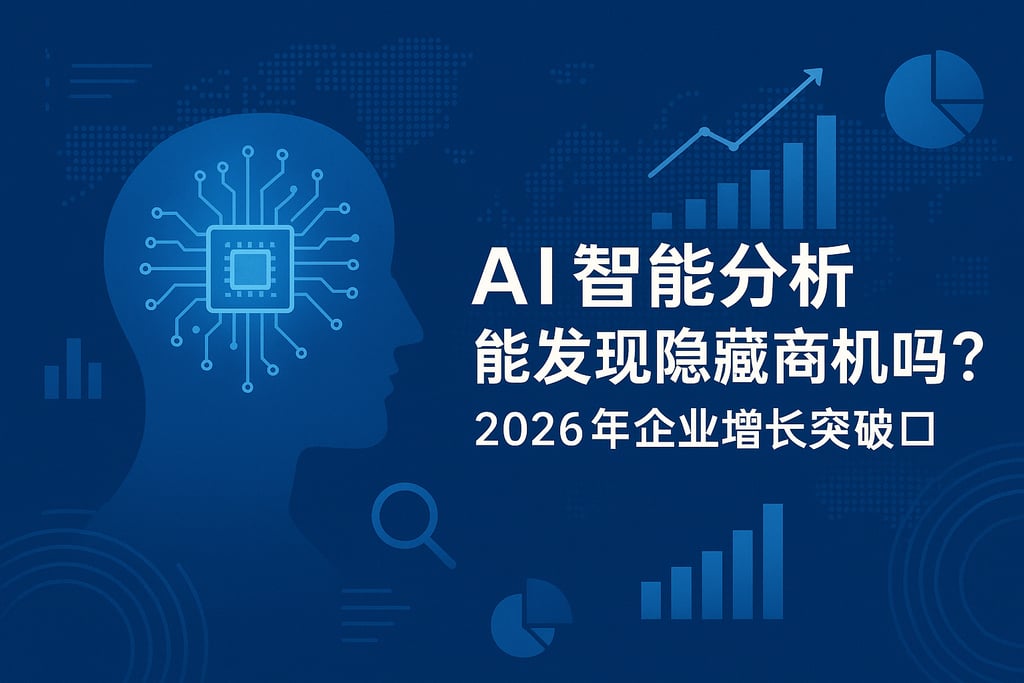 AI智能分析能发现隐藏商机吗？2026年企业增长突破口