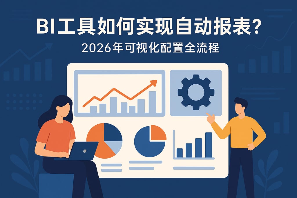BI工具如何实现自动报表？2026年可视化配置全流程