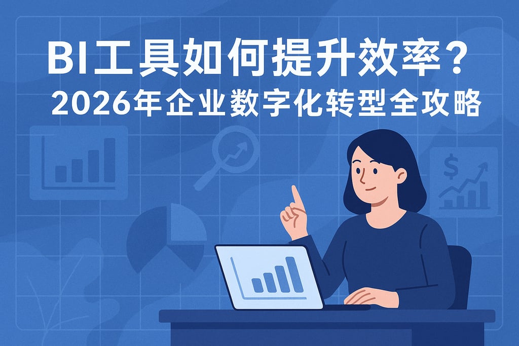 BI工具如何提升效率？2026年企业数字化转型全攻略