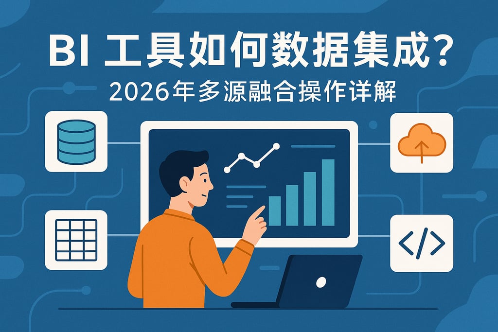 BI工具如何数据集成？2026年多源融合操作详解